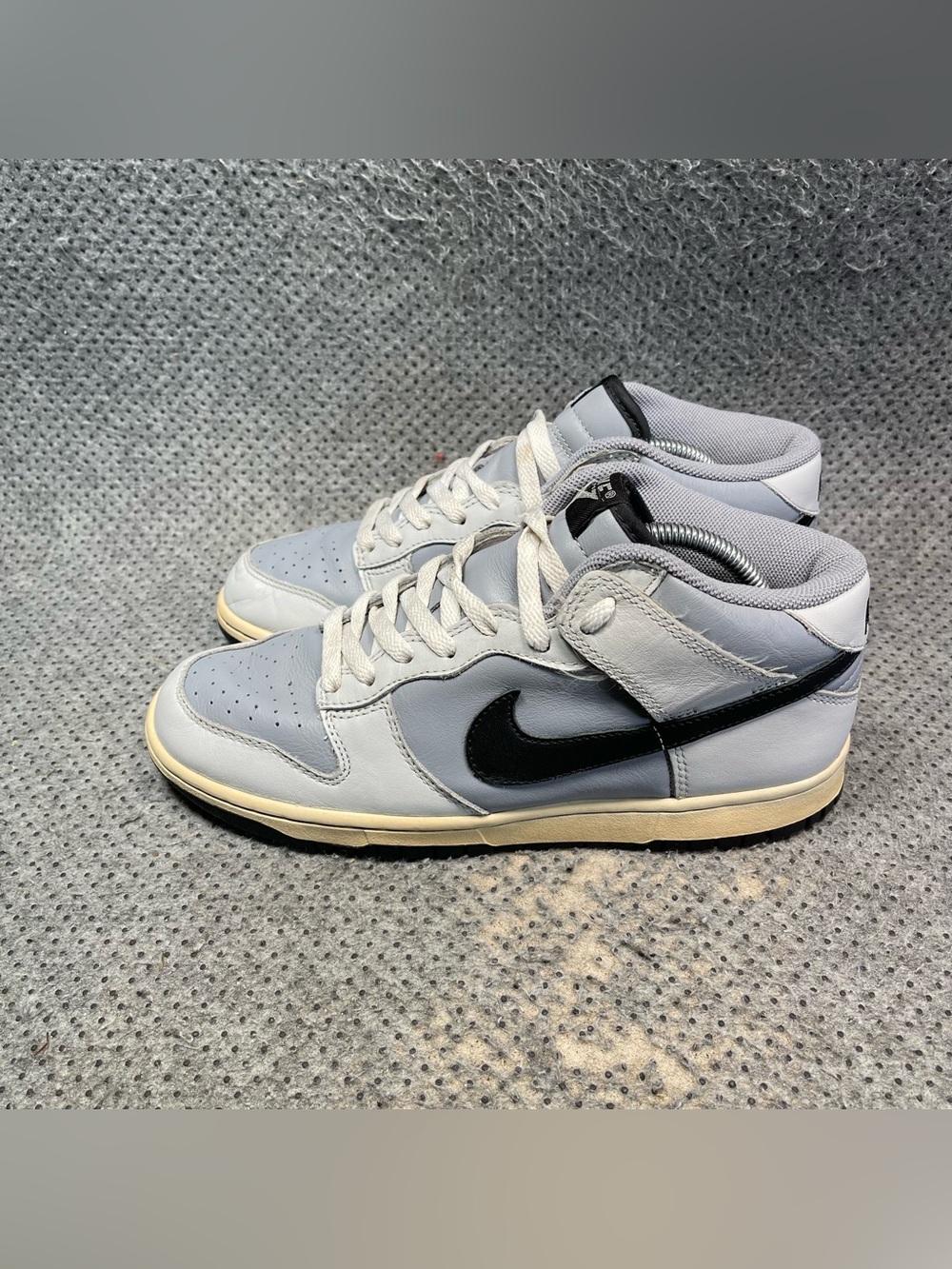 VTG 2004 Nike Dunk Mid Stealth Black Jetstream White 308751-001 Shoes Sz 9 Men’s